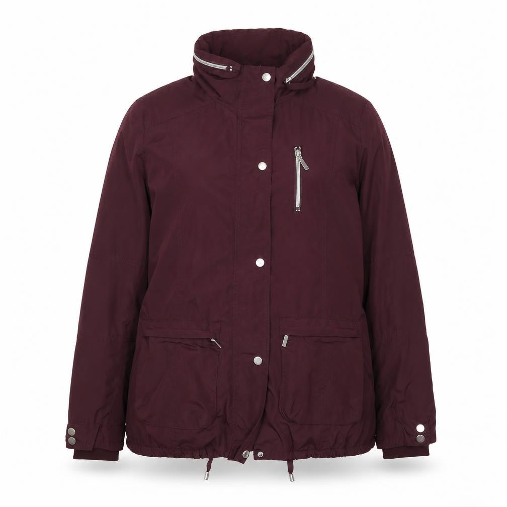 St Bernard Women's Purple Size 12 Anorak Jacket with Hood