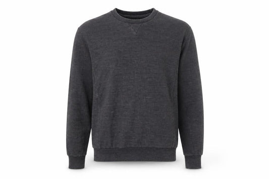 Zara Mens Grey Knit Crew Neck Pullover Jumper Size M