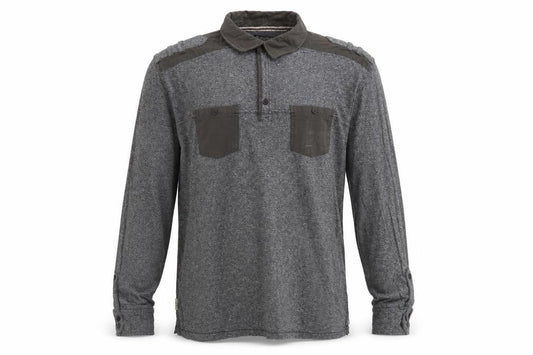 Next Men's Grey Cotton Long Sleeve Casual Button-Up Shirt Size M