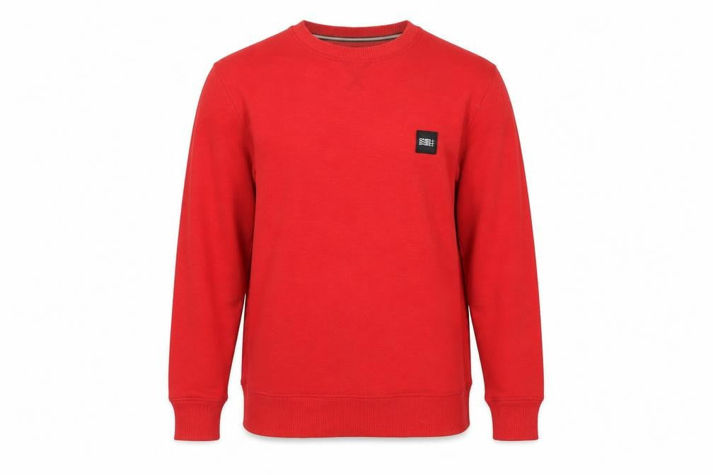 O'Neill Men's Red Crew Neck Cotton Blend Sweatshirt Size M