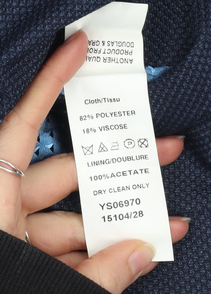 Additional view of 1880 Club boys’ blue geometric blazer 5 years two-button formal jacket