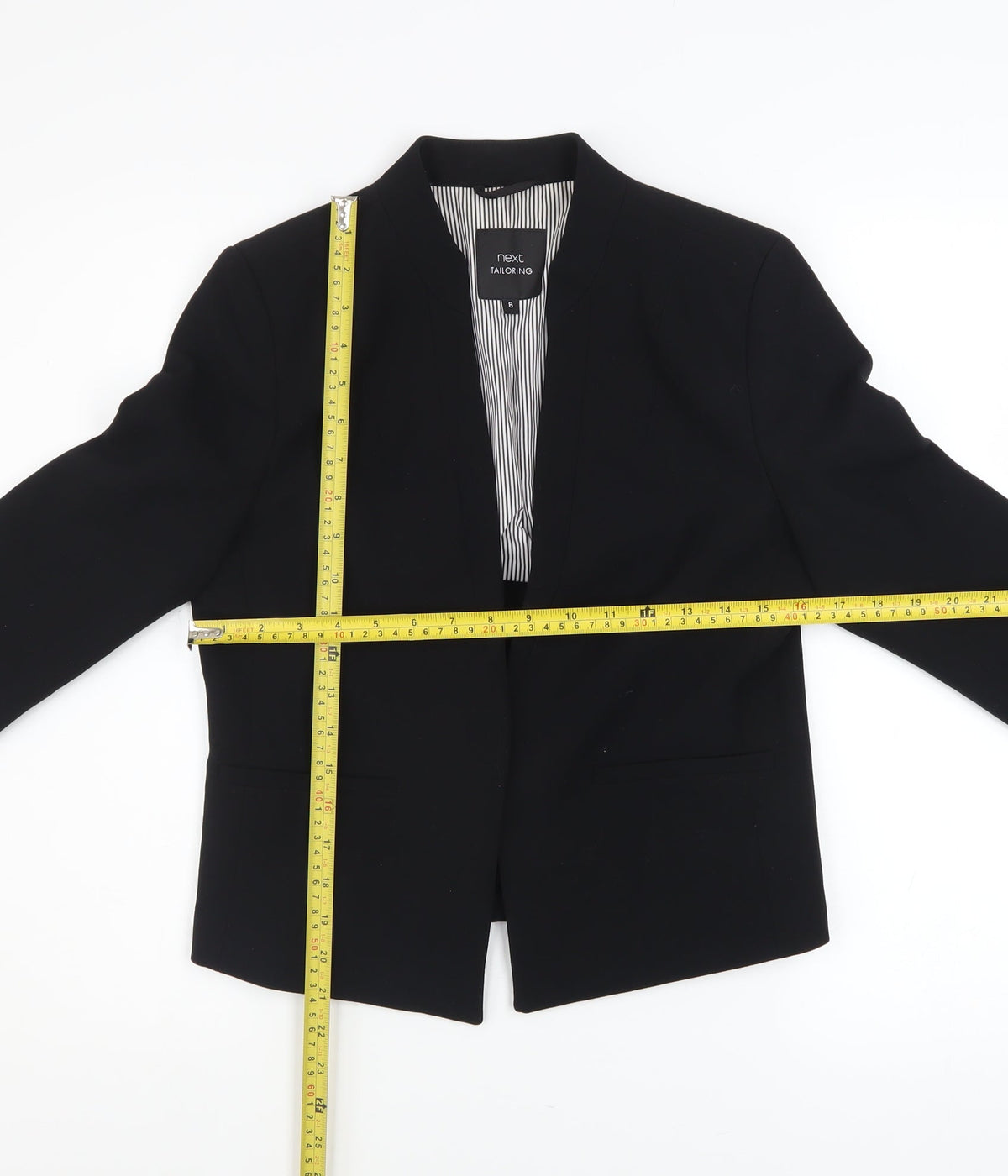 Next Women’s Black Tailored Shawl Collar Blazer UK 8