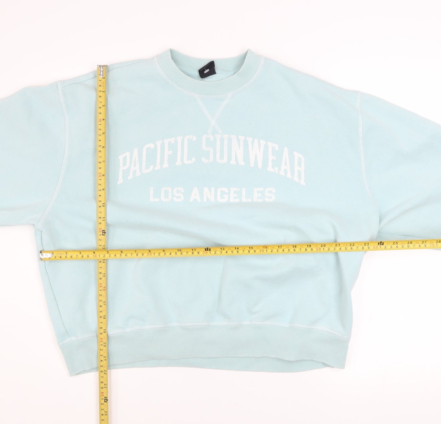PacSun Women's Blue Pullover Sweatshirt Small Cotton Blend Casual