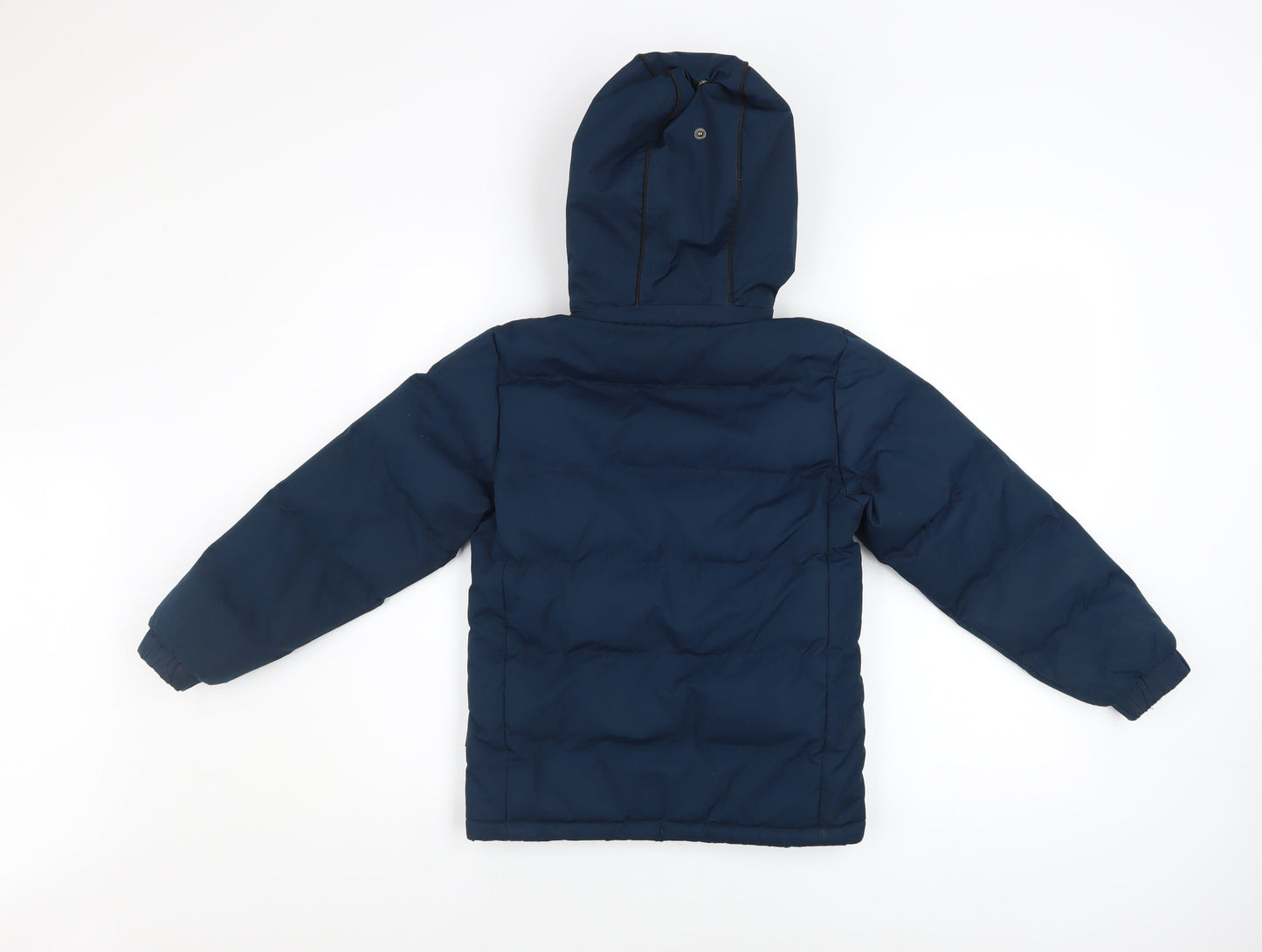 Trespass Boys Blue Waterproof Hooded Puffer Jacket 5-6 Years