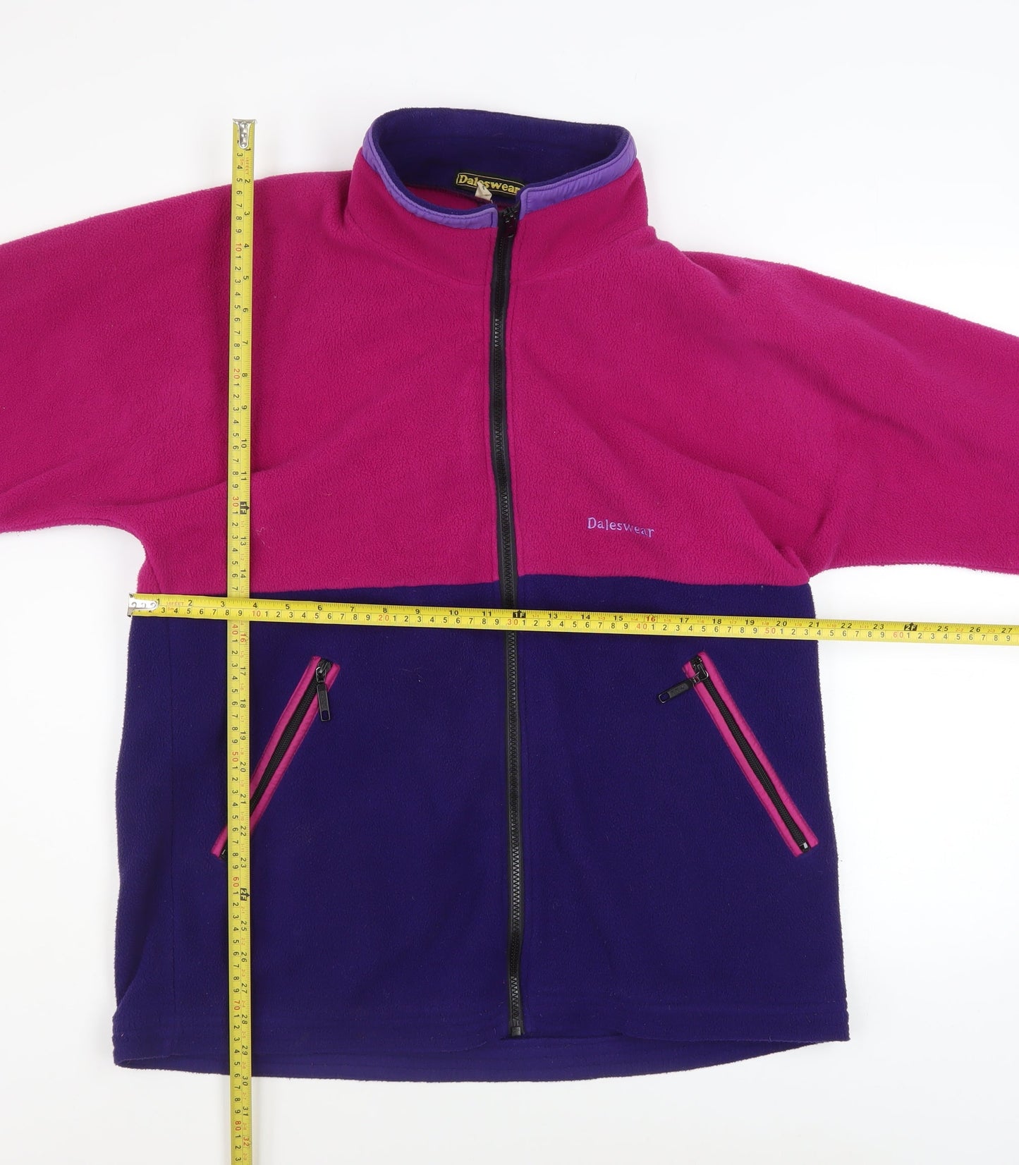 Daleswear Men’s Multicoloured Fleece Jacket L Outdoor Hiking Full Zip