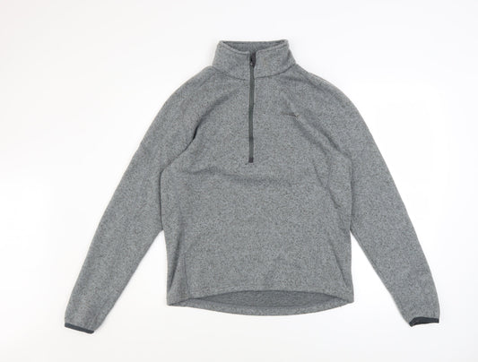 Peter Storm Men's Grey 1/2 Zip Fleece Sweatshirt Size M Outdoor Pullover