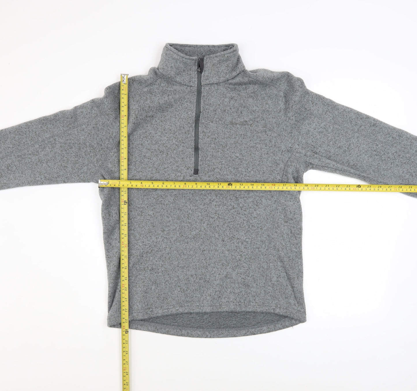 Peter Storm Men's Grey 1/2 Zip Fleece Sweatshirt Size M Outdoor Pullover
