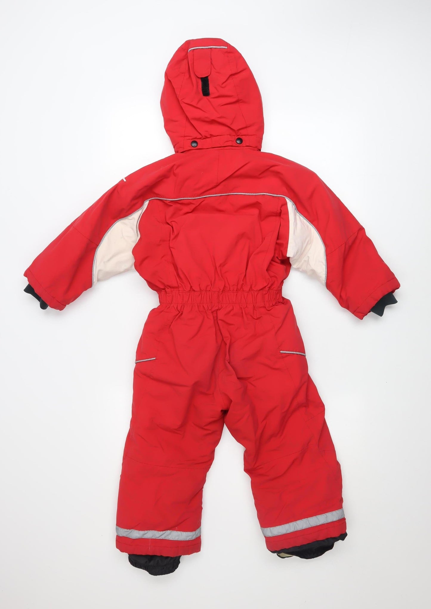Cross Boys Red Hooded Waterproof Insulated Ski Snowsuit 3 Years