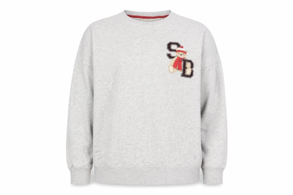 Marks & Spencer Womens Grey Spencer Bear Jumper Size 16 Pullover Sweatshirt