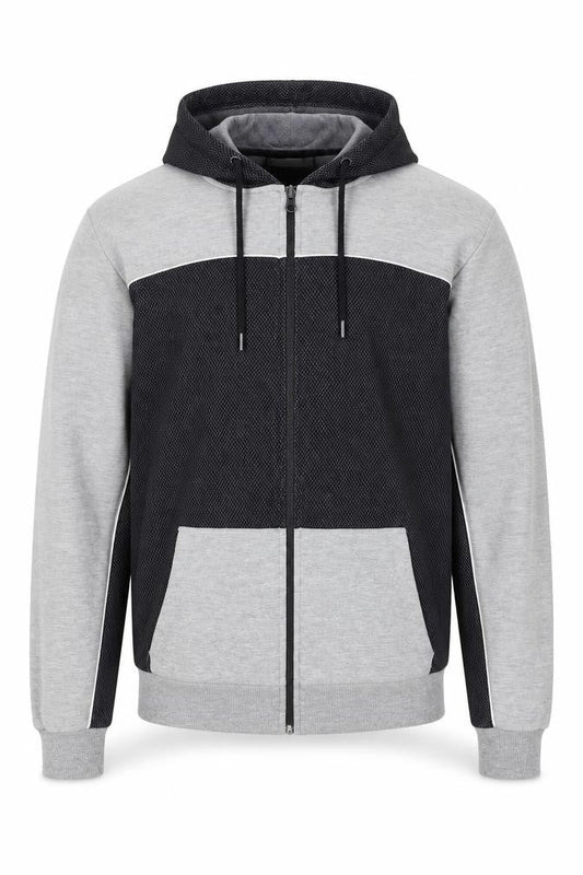 Nineteen.Twenty Two Men’s Grey Full Zip Hoodie Size M