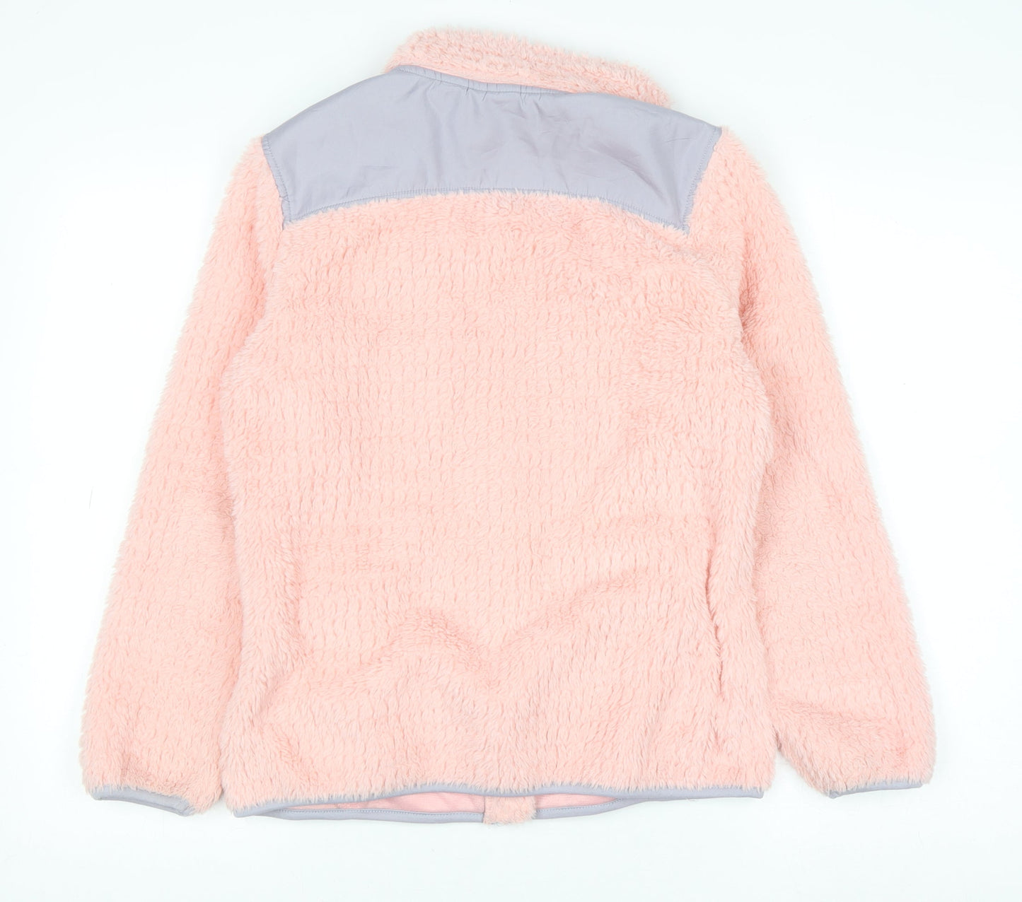 Reebok Girls Pink Fleece Full Zip Sweatshirt Size 16 Years
