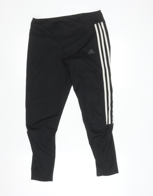 Adidas Womens Black Climalite Running Leggings Size M