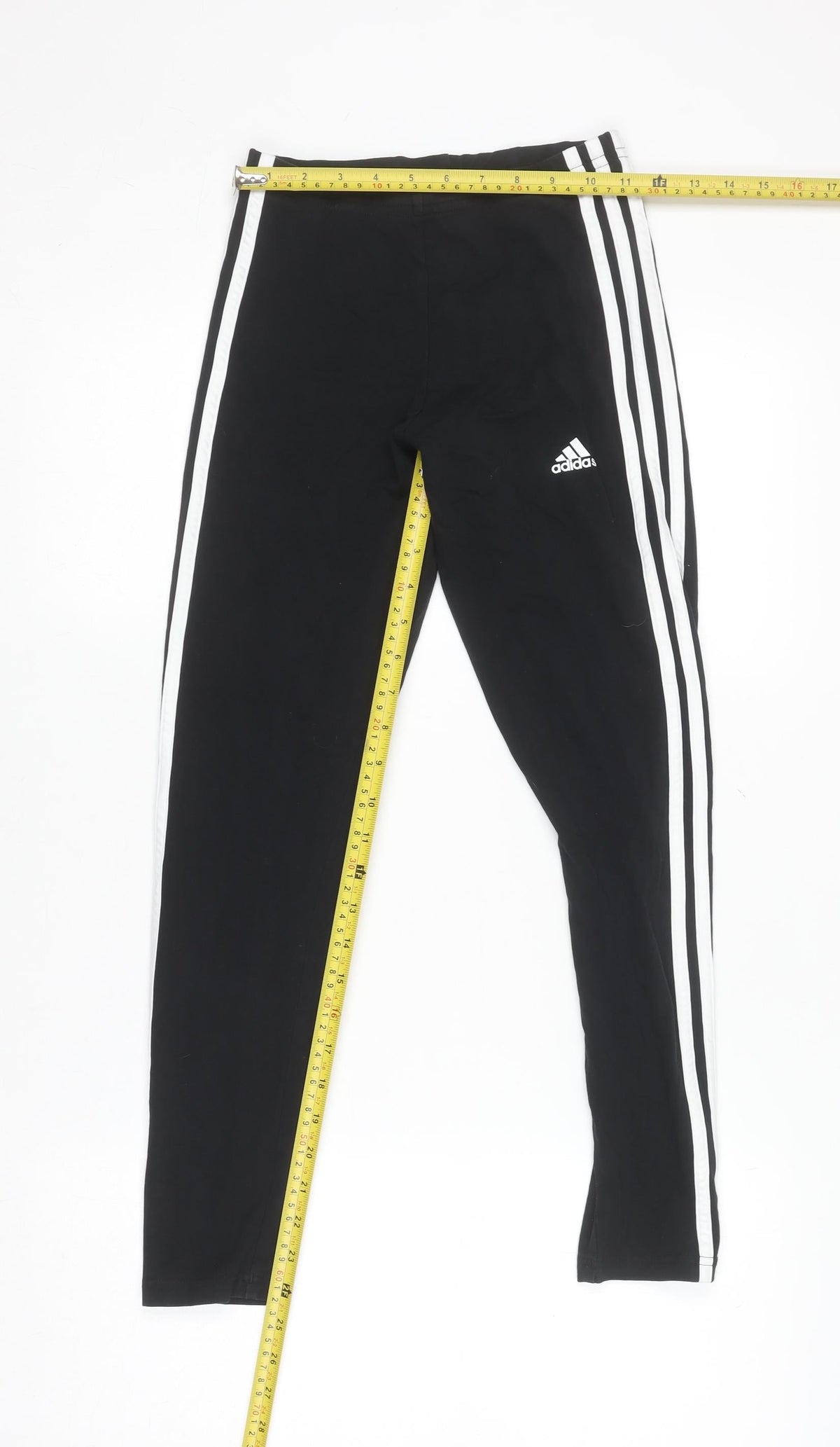 Adidas Womens Black XS Leggings Jogger Style Cotton Blend