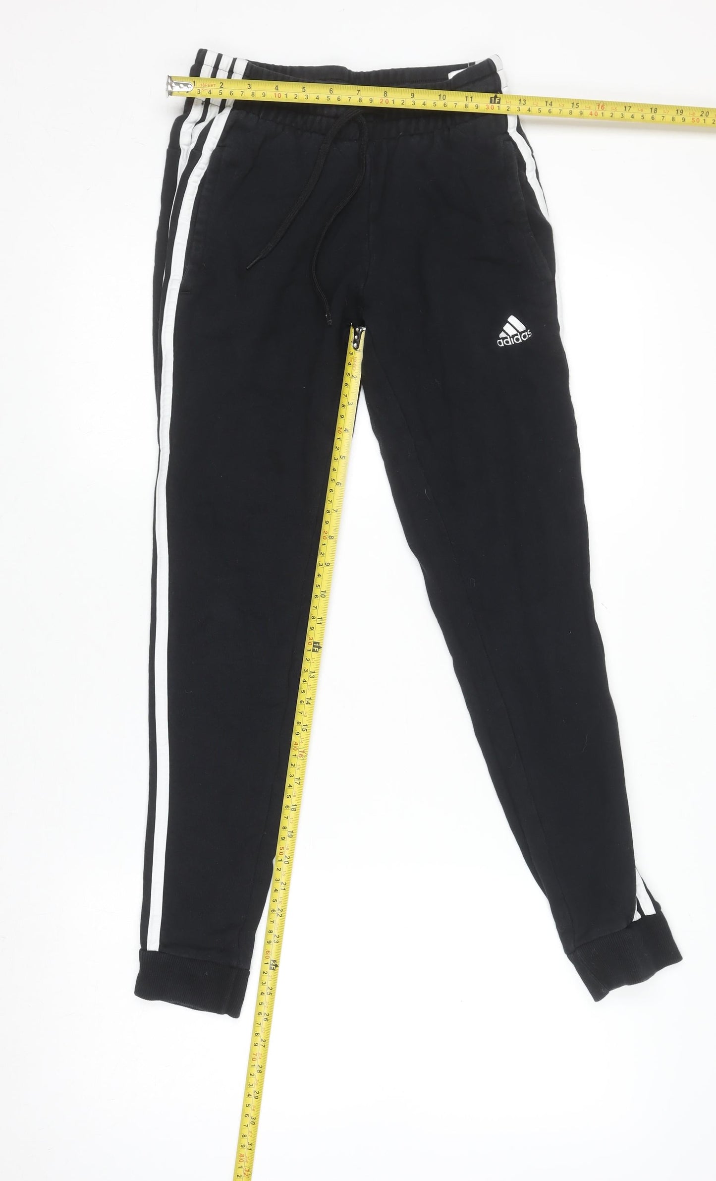 Adidas Women's Black XS Jogger Tracksuit Pants Cotton Blend