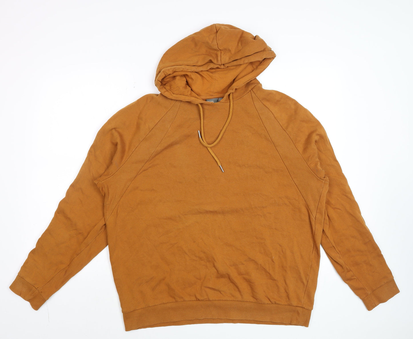 ASOS Men's Brown XL Pullover Hoodie Cotton Fleece Sweatshirt