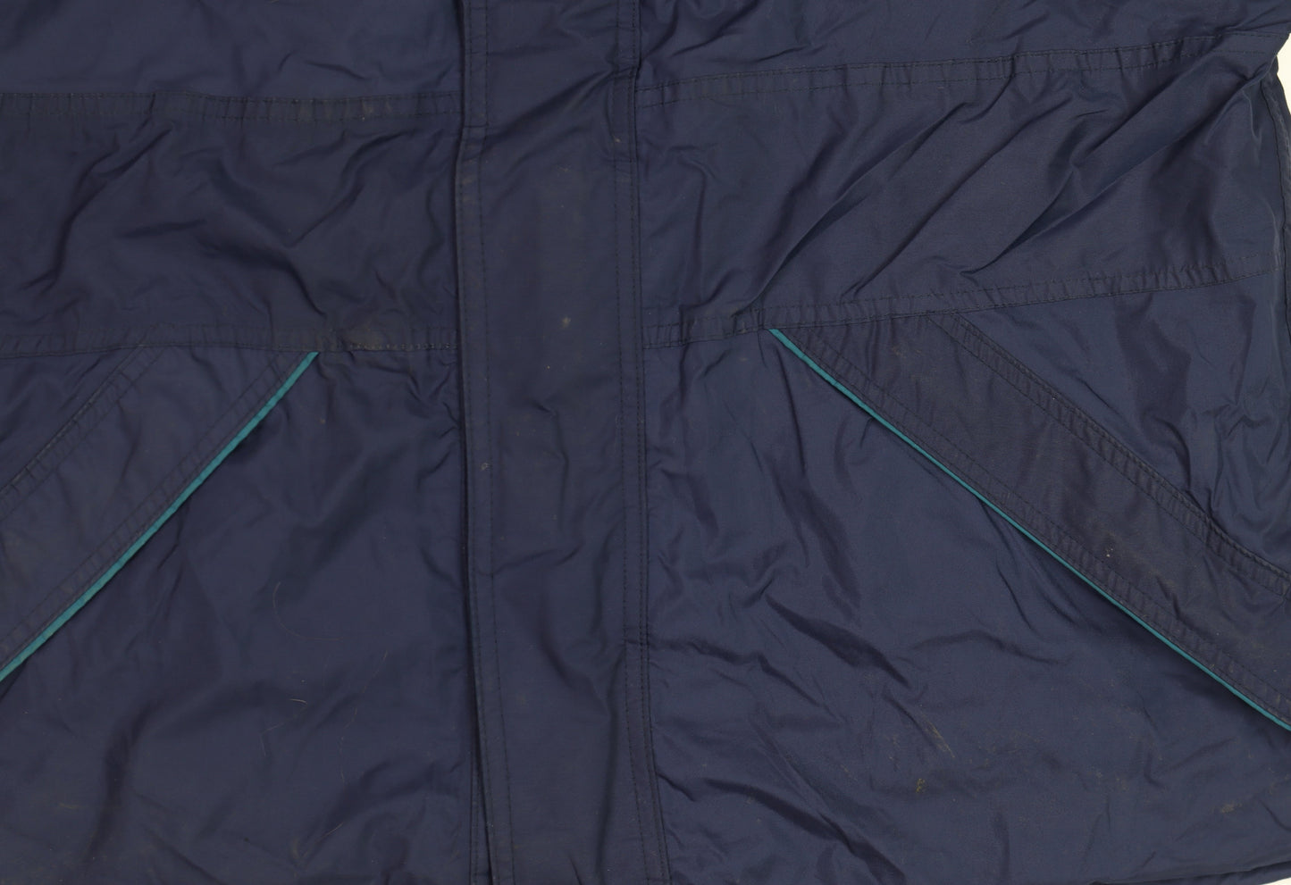 Fortress by Castle Men's Blue XS Waterproof Hooded Rain Jacket