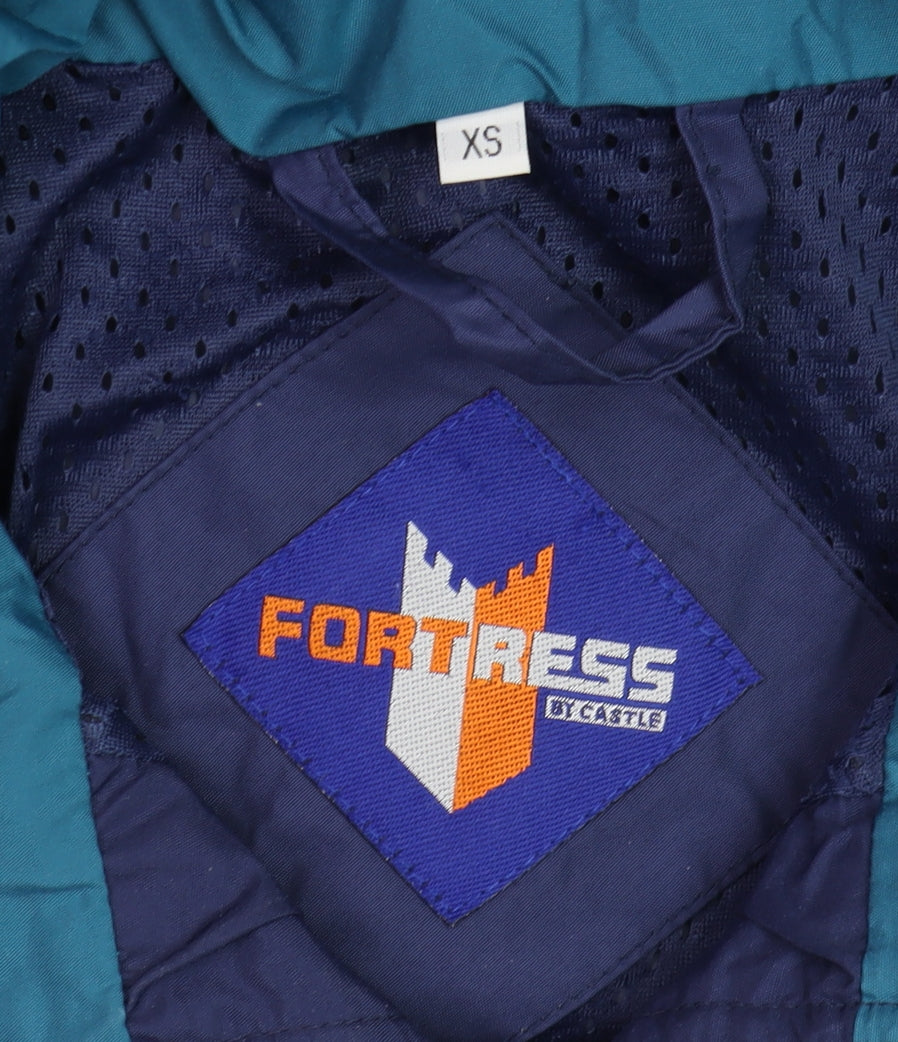 Fortress by Castle Men's Blue XS Waterproof Hooded Rain Jacket