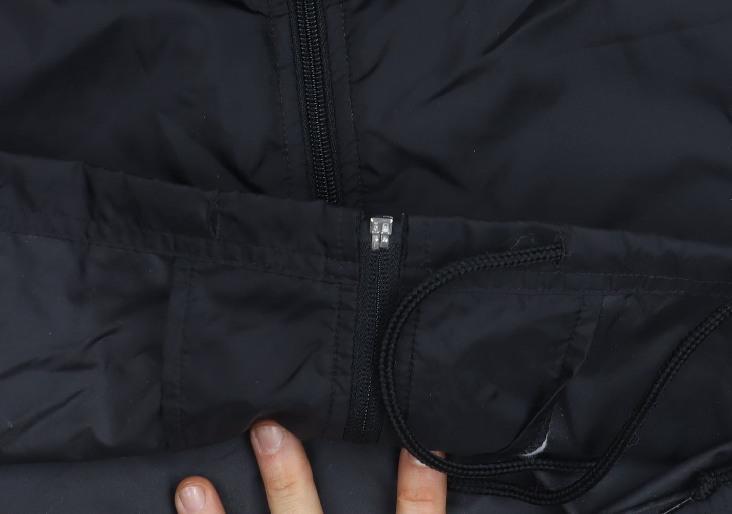 Puma Men's Black XL Windbreaker Hooded Lightweight Sports Jacket