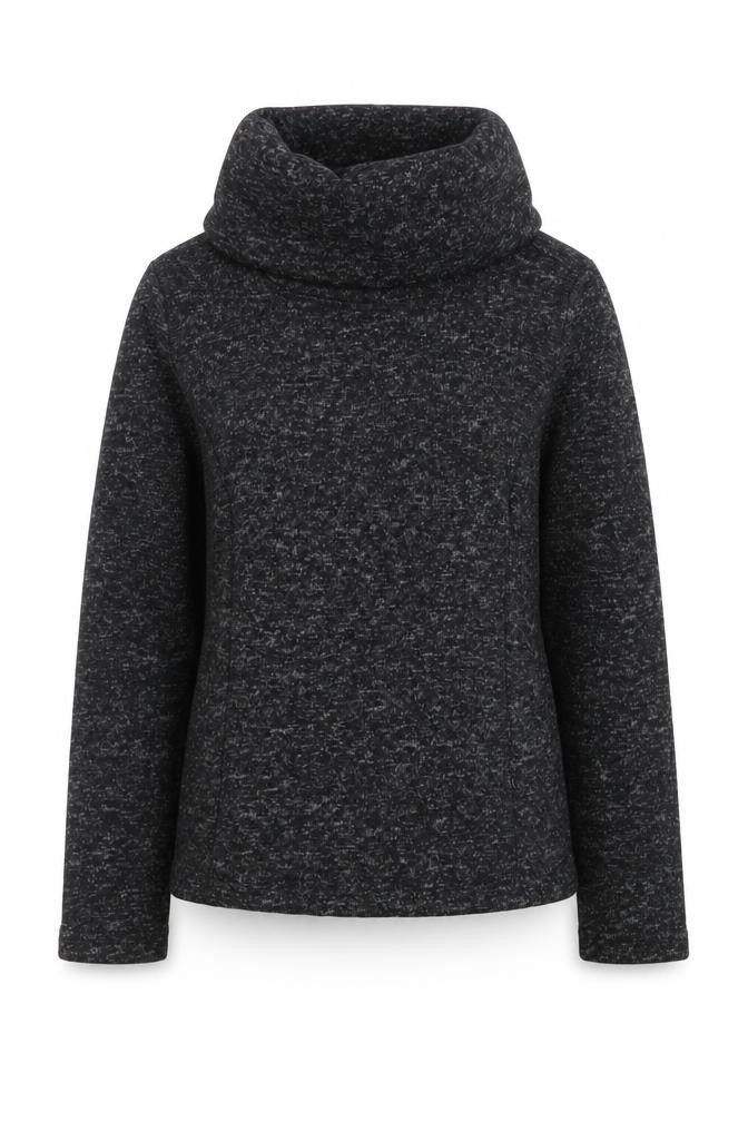 Mountain Warehouse Women’s Black Funnel Neck Pullover Sweatshirt UK 8