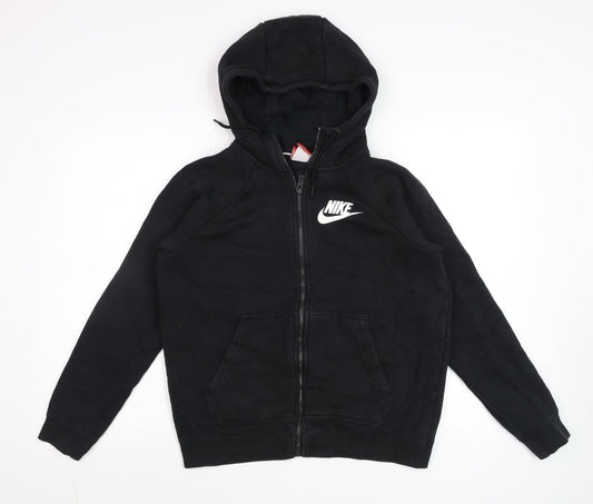 Nike Men's Black Full Zip Hoodie S Regular Fit Sportswear