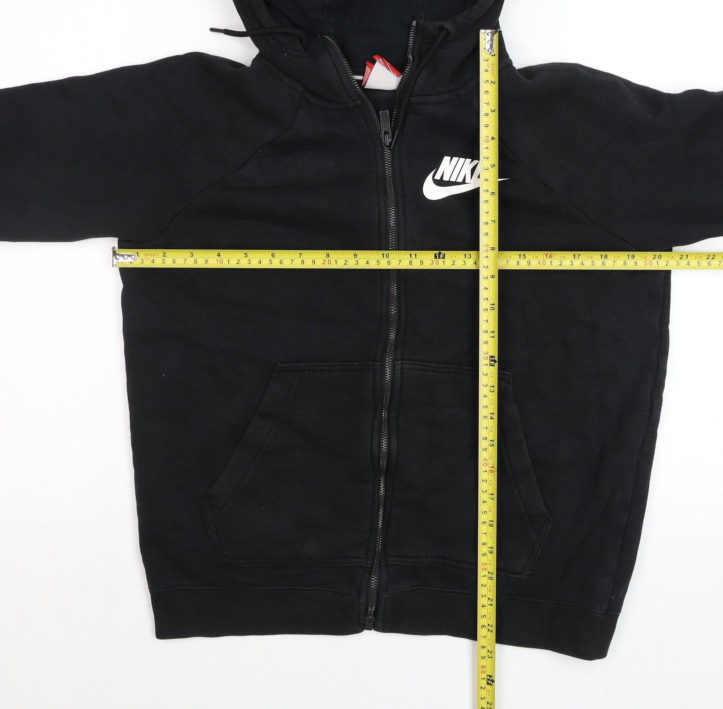 Nike Men's Black Full Zip Hoodie S Regular Fit Sportswear