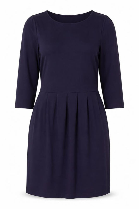 Jaeger Women’s Purple Wool Blend Shift Dress Size 12