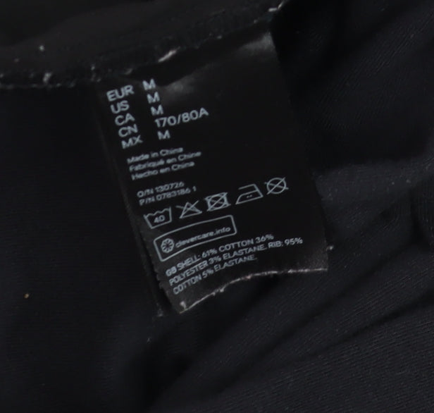 H&M Women’s Black Maternity Stretch Tapered Trousers Size M