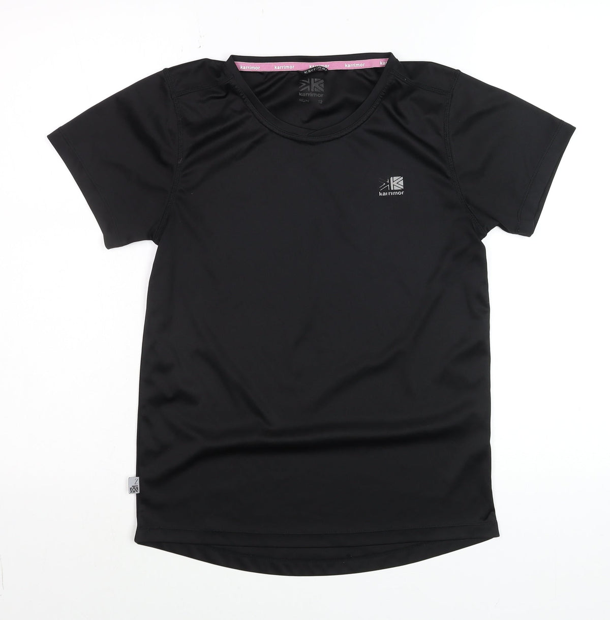 Karrimor Womens Black Size 12 Running Short Sleeve T-Shirt