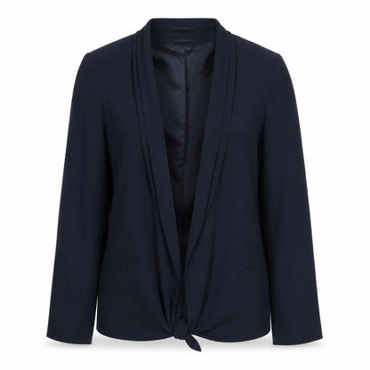 Great Plains Women Blue XL Blazer Shawl Collar Single-Breasted Jacket
