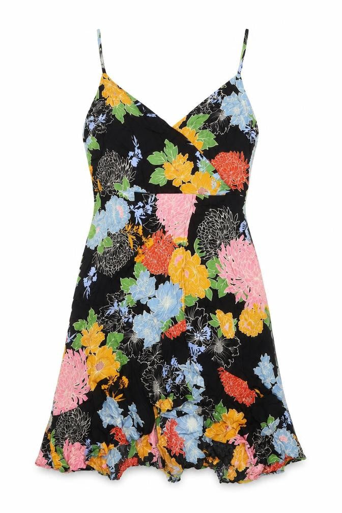 Sweewë Paris Women's Multicoloured Floral Viscose Camisole Top Size S