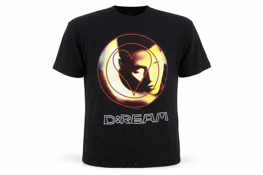 D:Ream Black 90s Band Tour Vintage Mens L Graphic T-Shirt