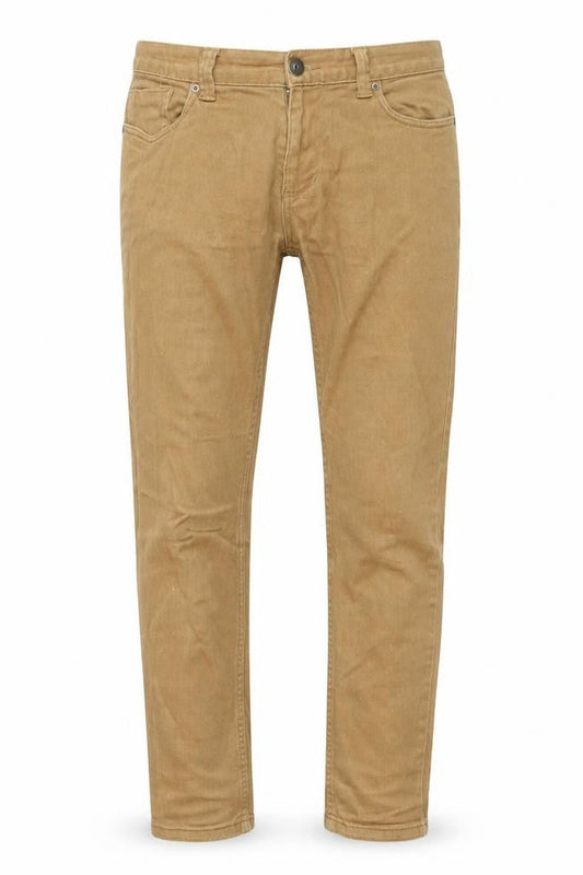 Denim Co. Men's Beige Skinny Jeans W30 L30 Cotton Stretch