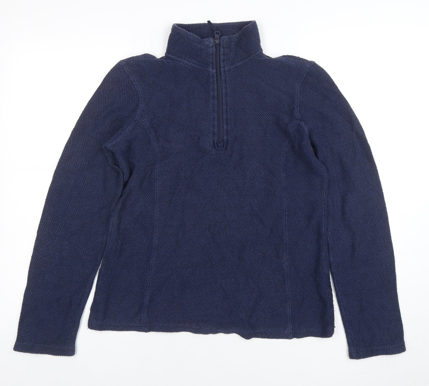 Mountain Warehouse Women Navy 1/2 Zip Pullover Fleece Size 10