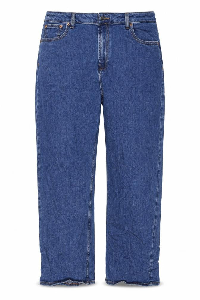 ASOS DESIGN Women Blue Size 14 Straight Regular Fit Jeans