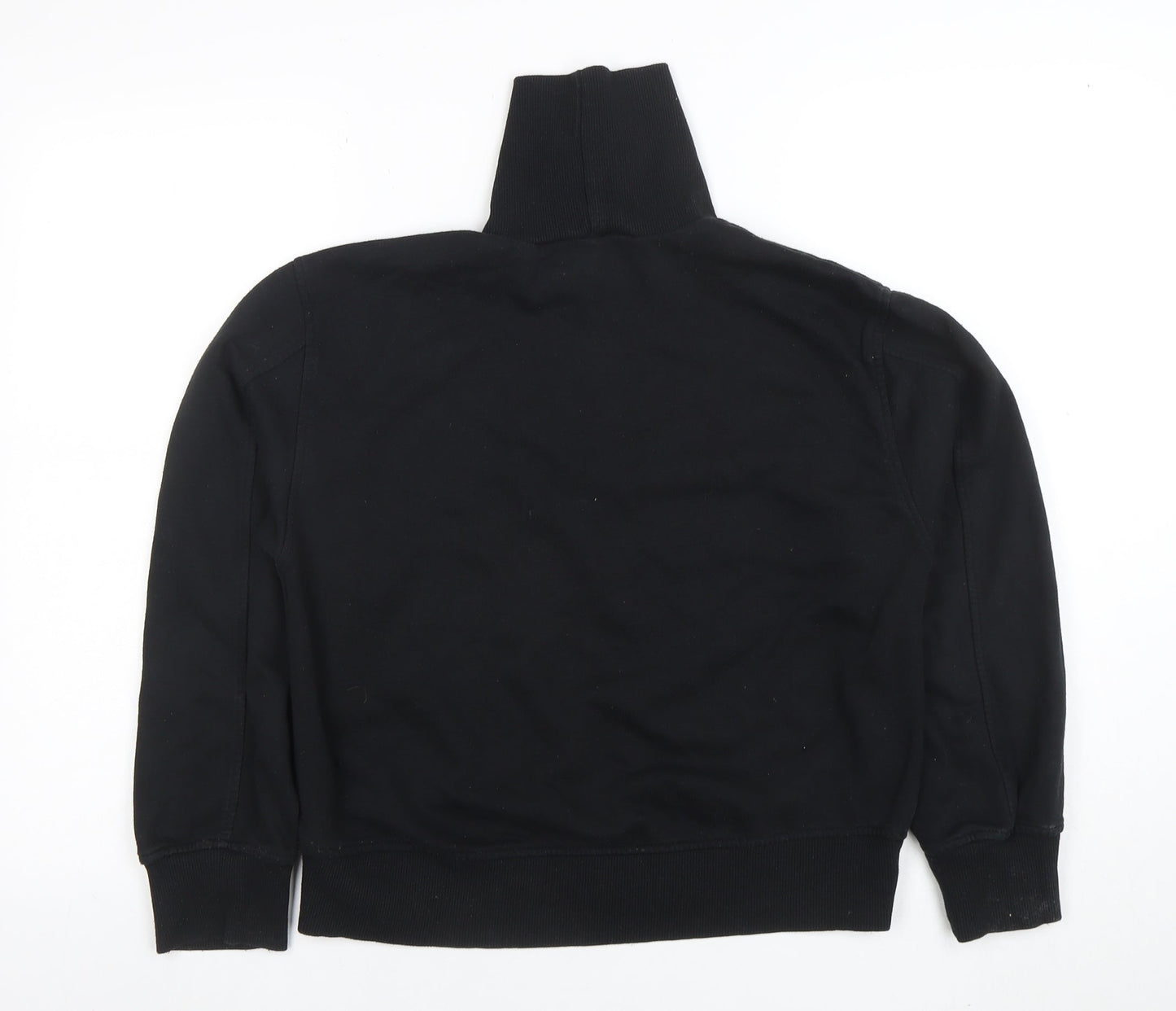 Zara Womens Black Size S Roll Neck Pullover Sweatshirt