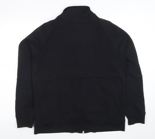 Next Men’s Black Full Zip Sweatshirt Medium Regular Fit