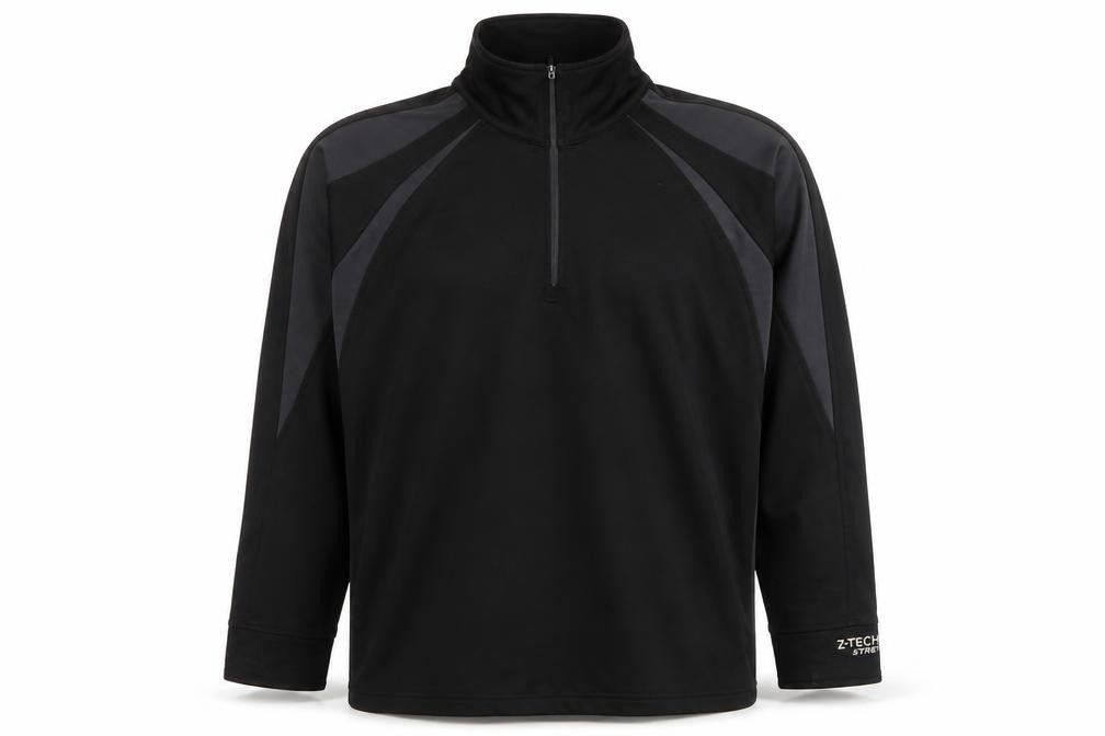 Spiro Men's Black Small 1/4 Zip Performance Sweatshirt