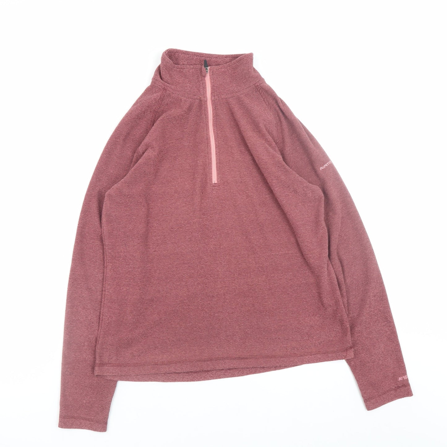 Trespass Women's Pink 1/2 Zip Pullover Sweatshirt UK 12 M