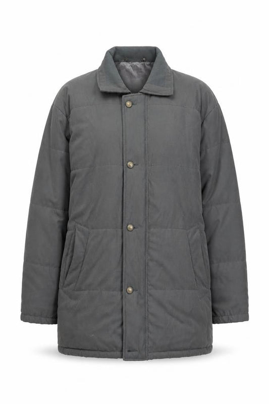 Aldon Womens Grey Puffer Jacket S Mid-Length Polyester Coat