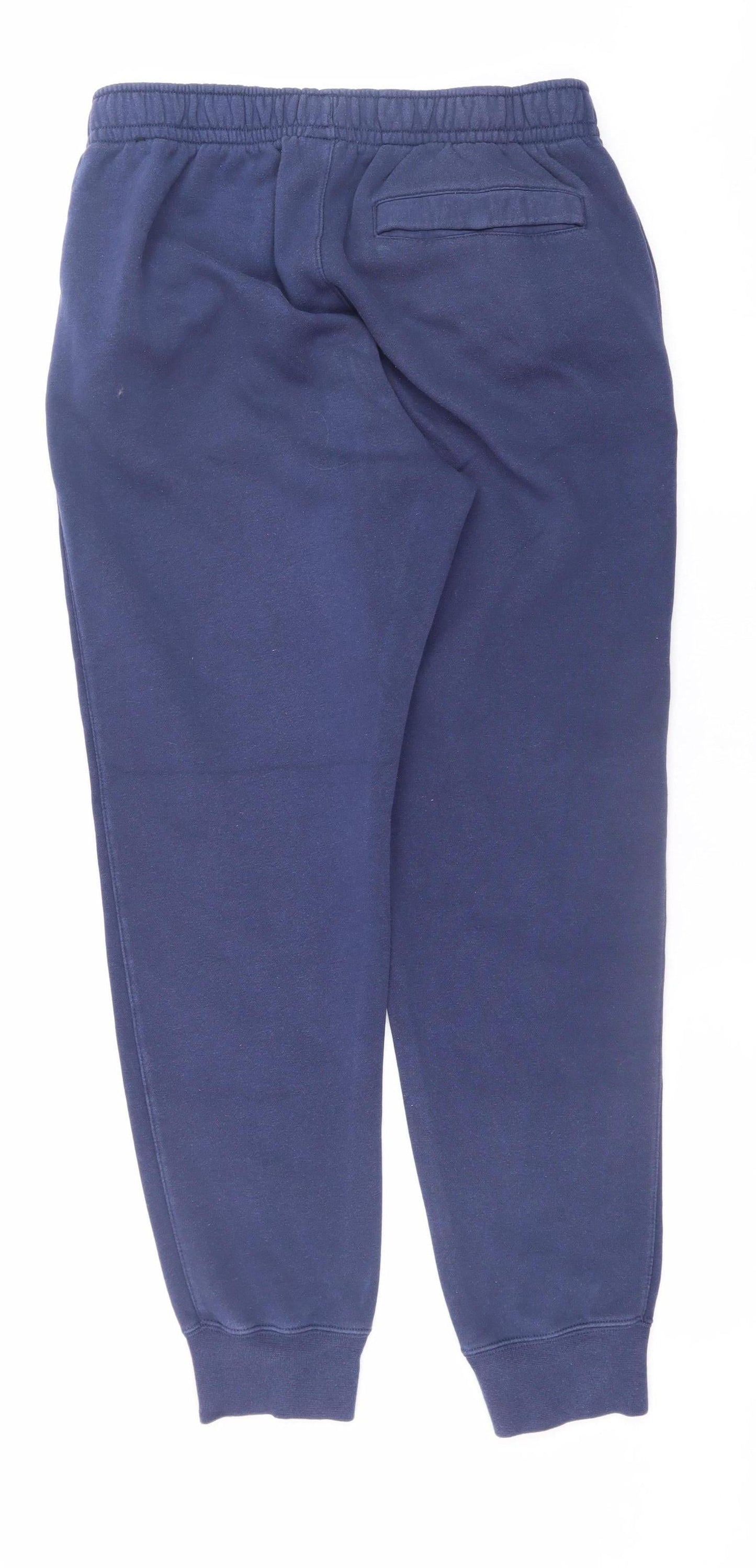 Nike Men's Blue Jogger Sweatpants Small Regular Fit Fleece Cotton Blend