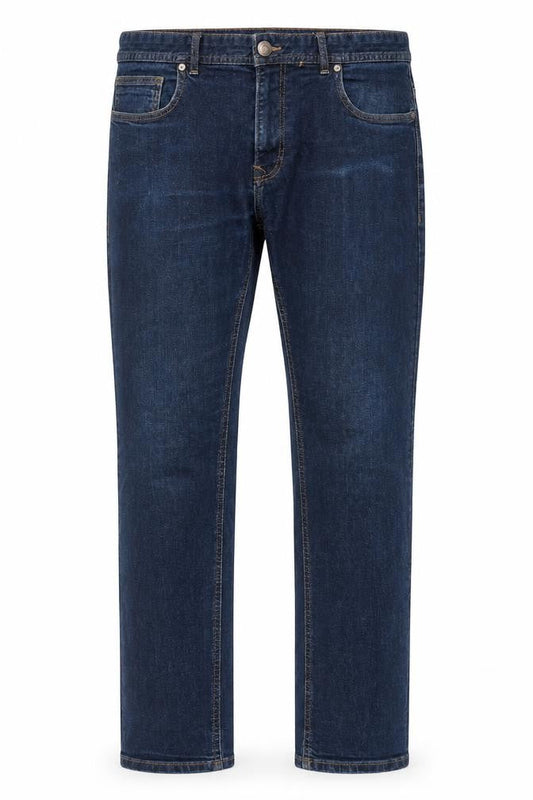 ASW85 Denim Men's Blue Slim Fit Straight Jeans 34R