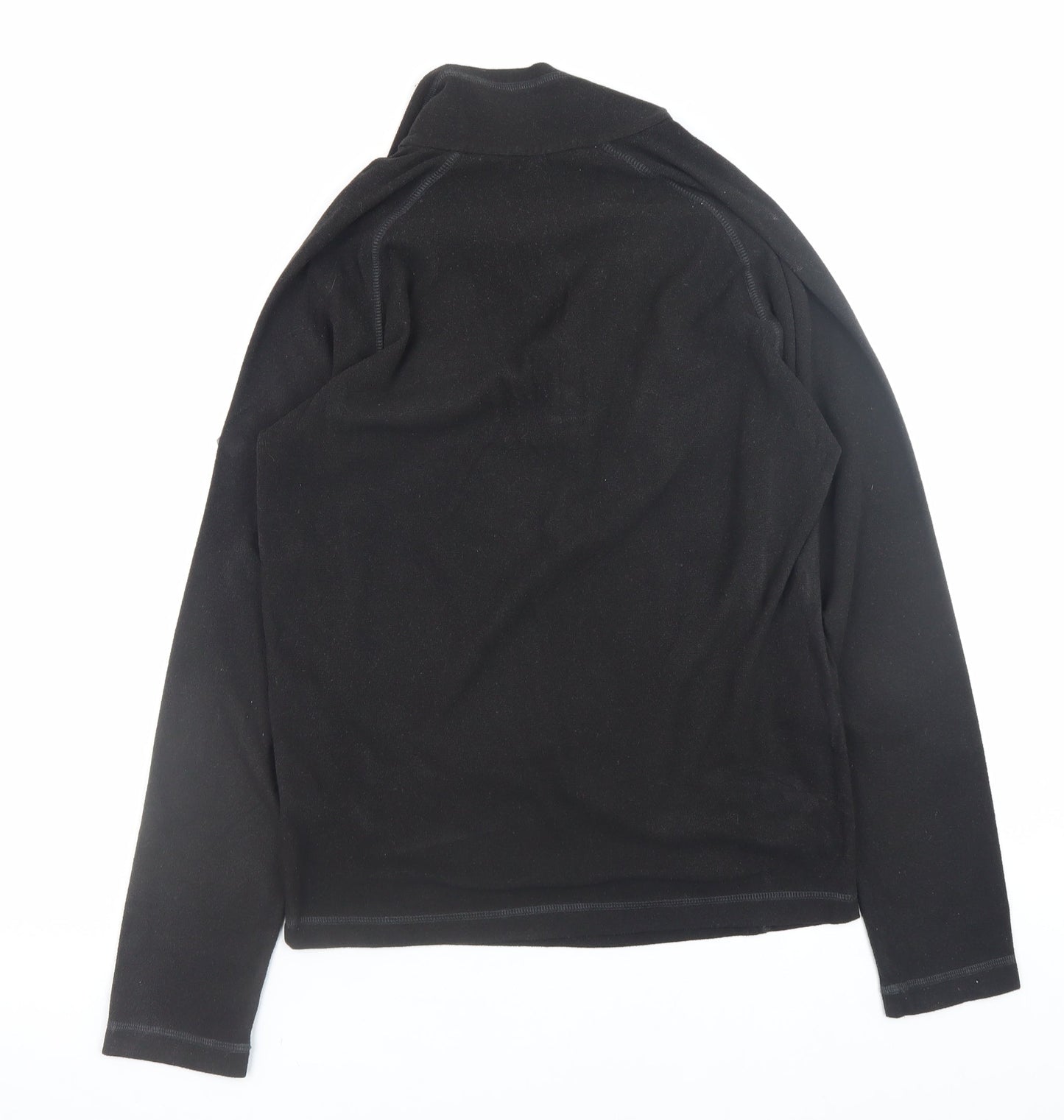 Regatta Men's Black Fleece Half Zip Pullover Sweatshirt Size S
