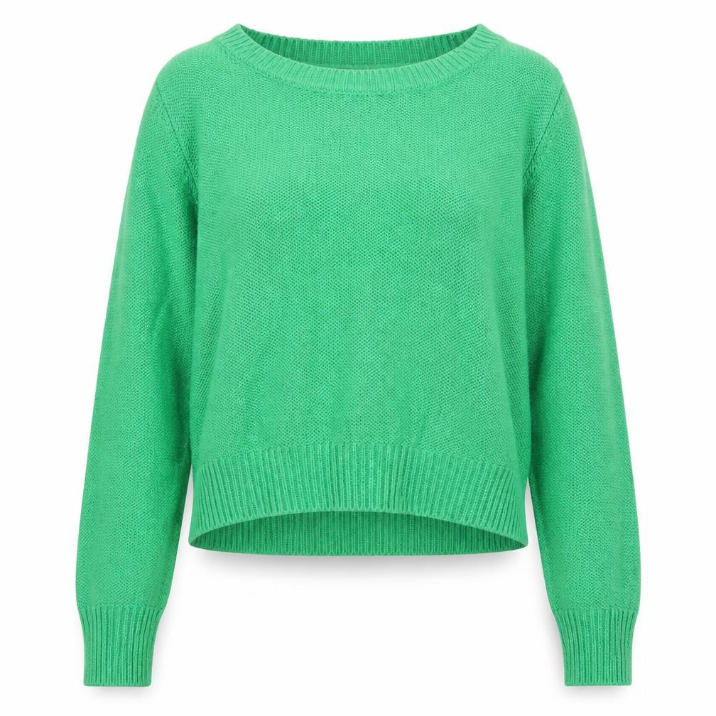 H&M Divided Women's Green Cotton Knit Jumper Size 10