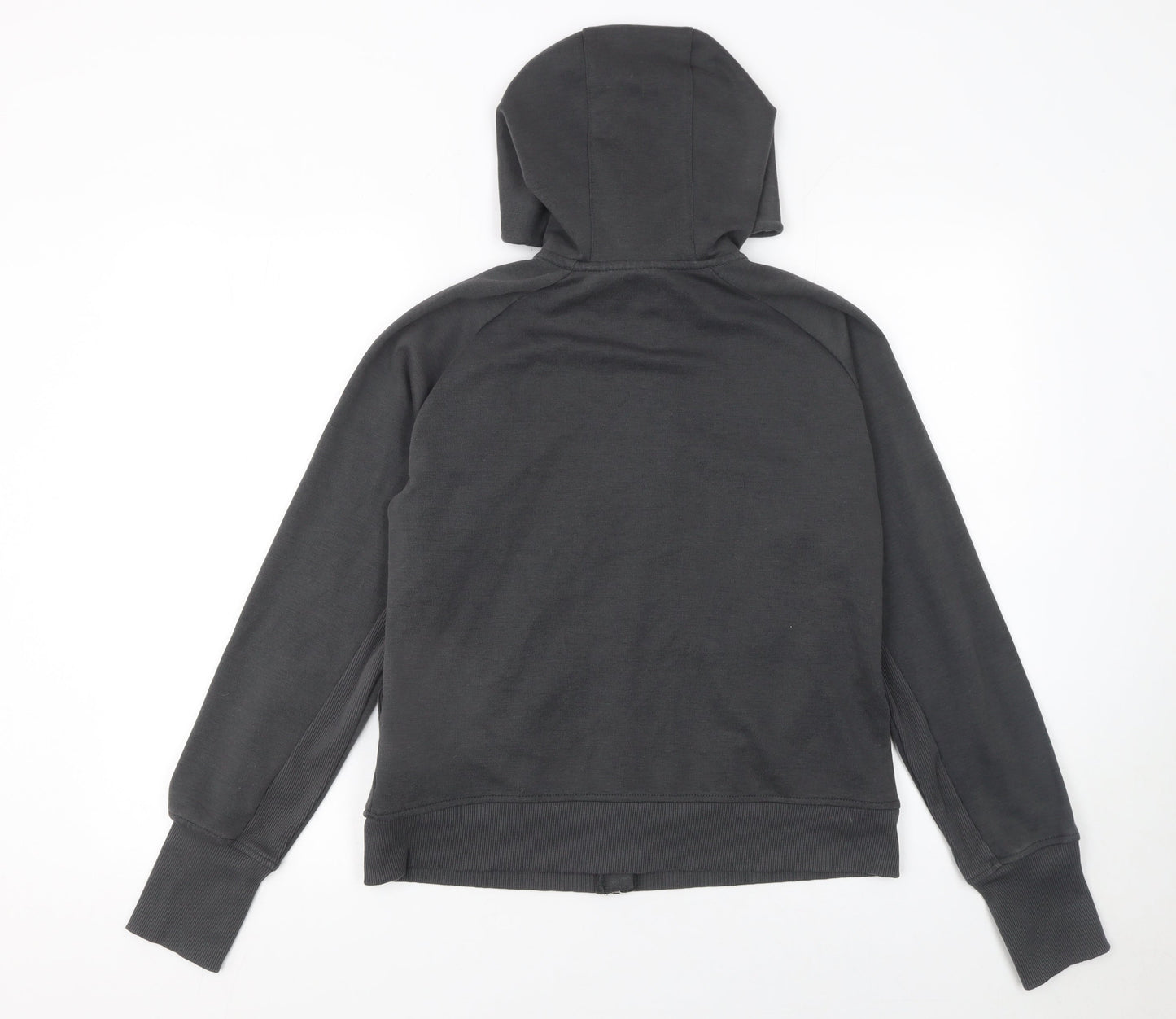 Crane Women’s Black Full Zip Hoodie M Polyester Cotton Blend
