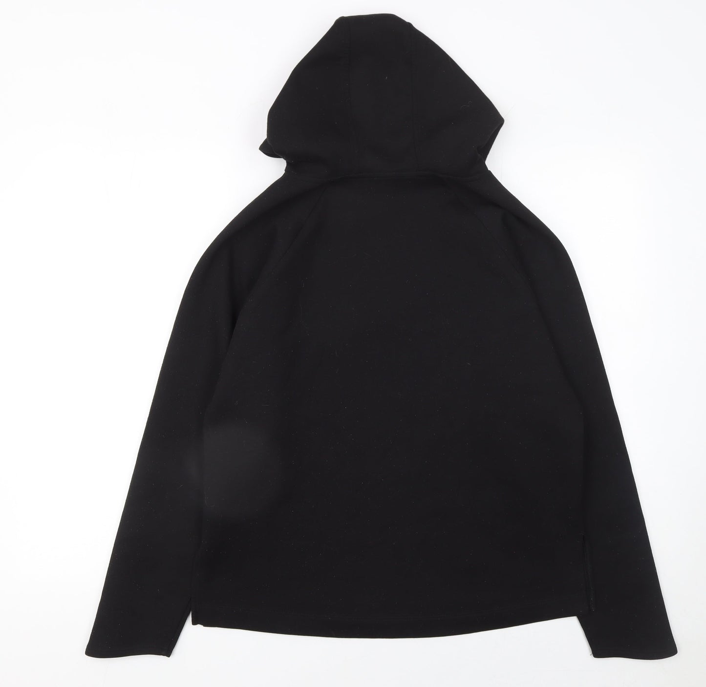 Marks and Spencer Womens Black Size 12 Pullover Hoodie Sweatshirt