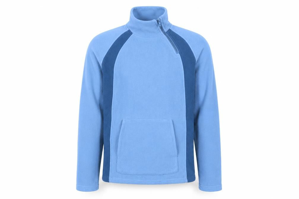 Harry Hall Men's Blue Fleece 1/4 Zip Pullover Sweatshirt Size M
