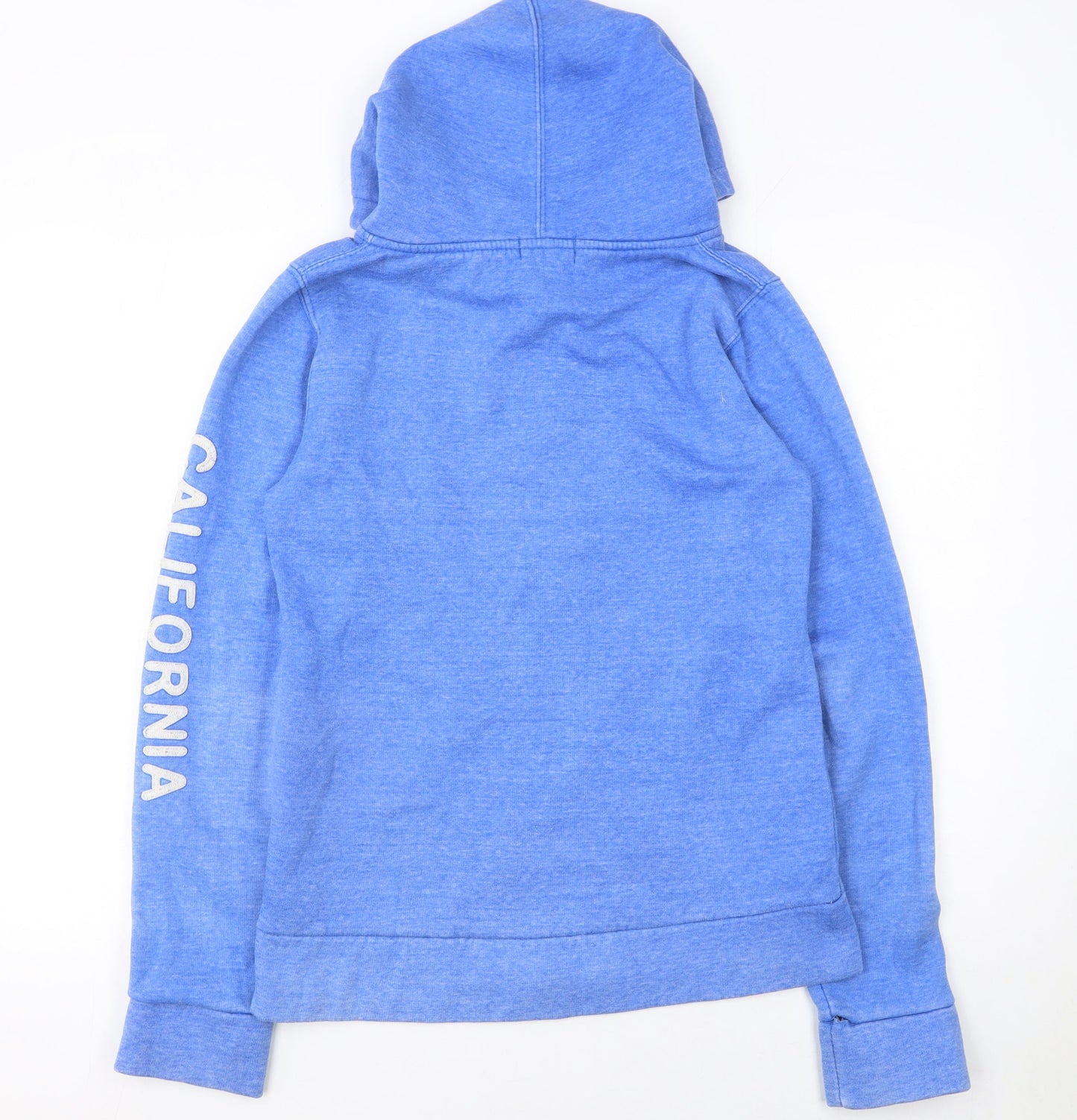 Exhibit Womens Blue Full Zip Hoodie Size 14 California Print