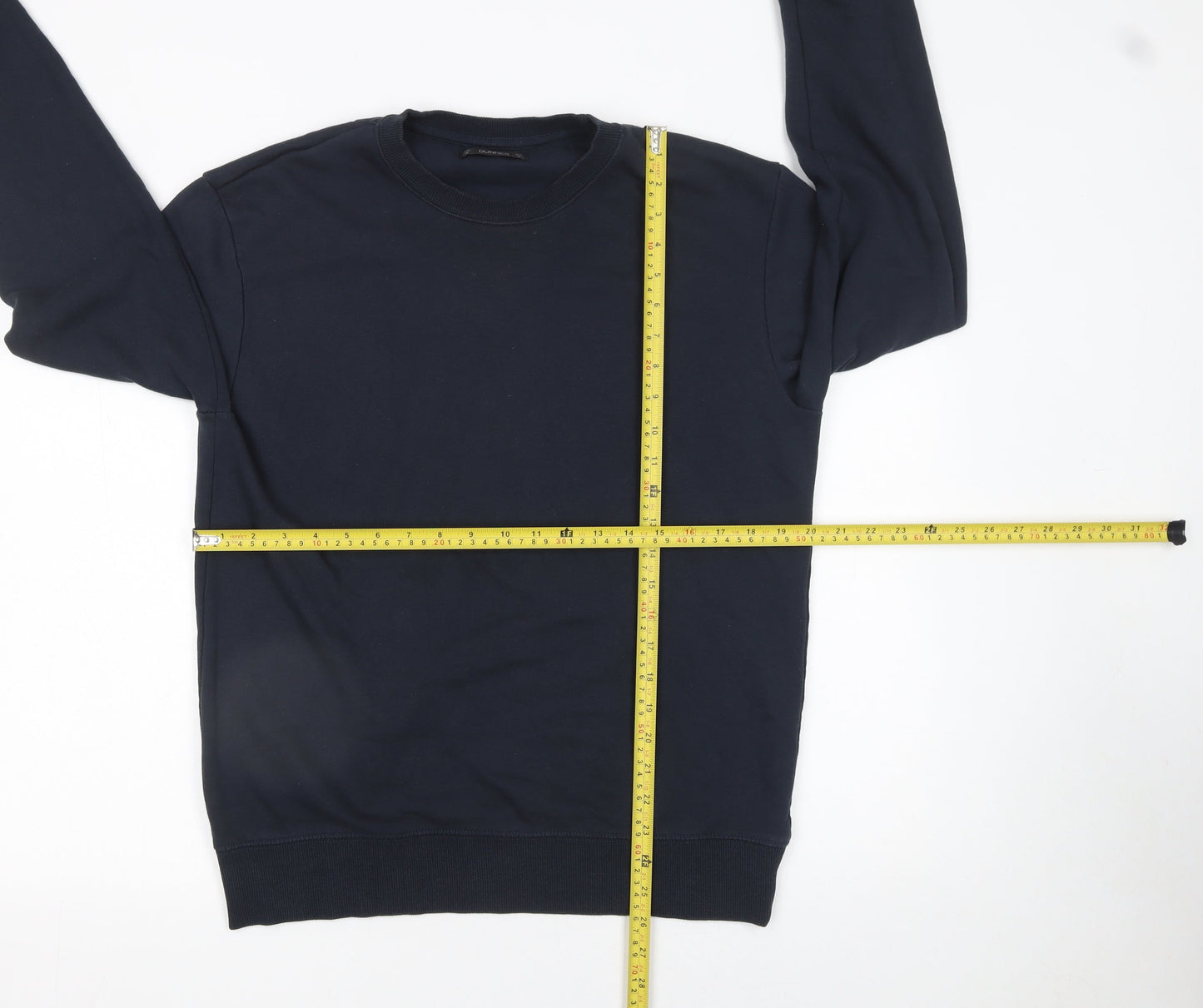 Dunnes Men's Black M Crew Neck Pullover Sweatshirt