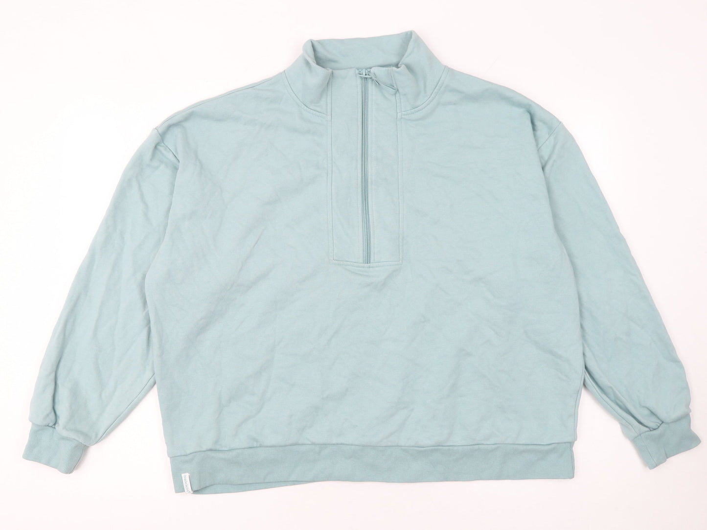 Bekkin Men's Blue 2XL Half Zip Sweatshirt Long Sleeve Regular Fit