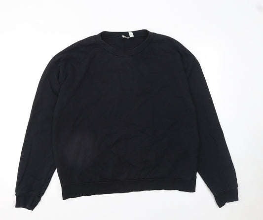 ASOS Women Black Size 16 Pullover Sweatshirt Long Sleeve